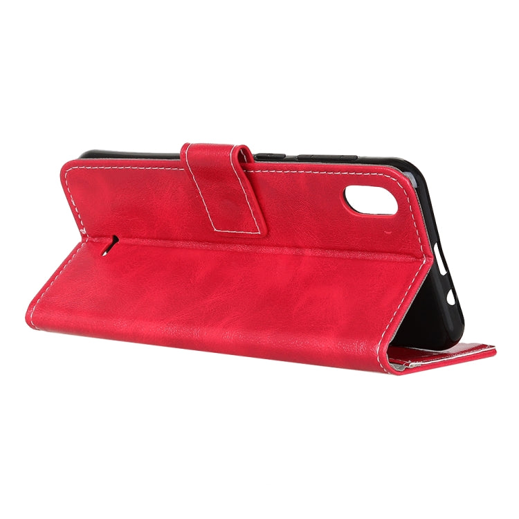 For Wiko Y61 Retro Crazy Horse Texture Horizontal Flip Leather Case with Holder & Card Slots & Photo Frame & Wallet