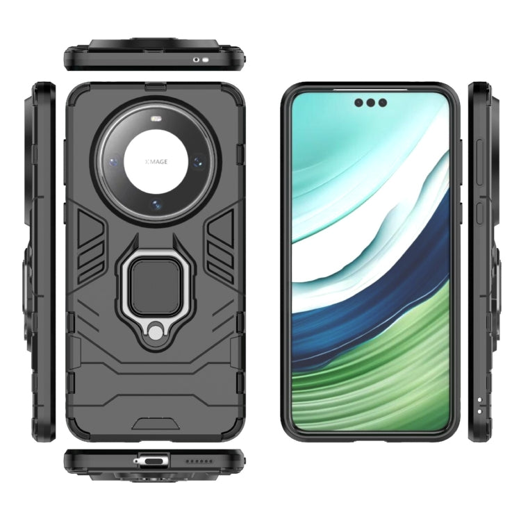 For Huawei Mate 60 Pro Shockproof PC + TPU Holder Phone Case