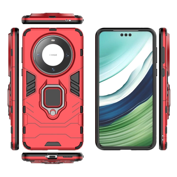For Huawei Mate 60 Pro Shockproof PC + TPU Holder Phone Case