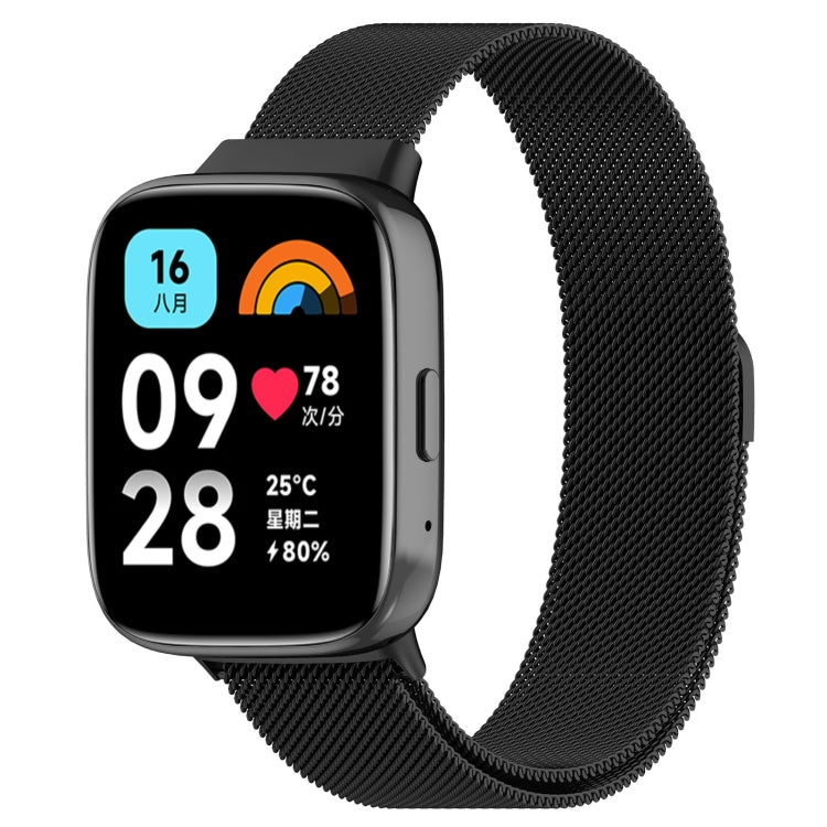 For Redmi Watch 3 Lite / Watch 3 Active Milan Metal Watch Band