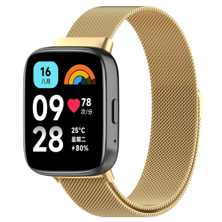 For Redmi Watch 3 Lite / Watch 3 Active Milan Metal Watch Band