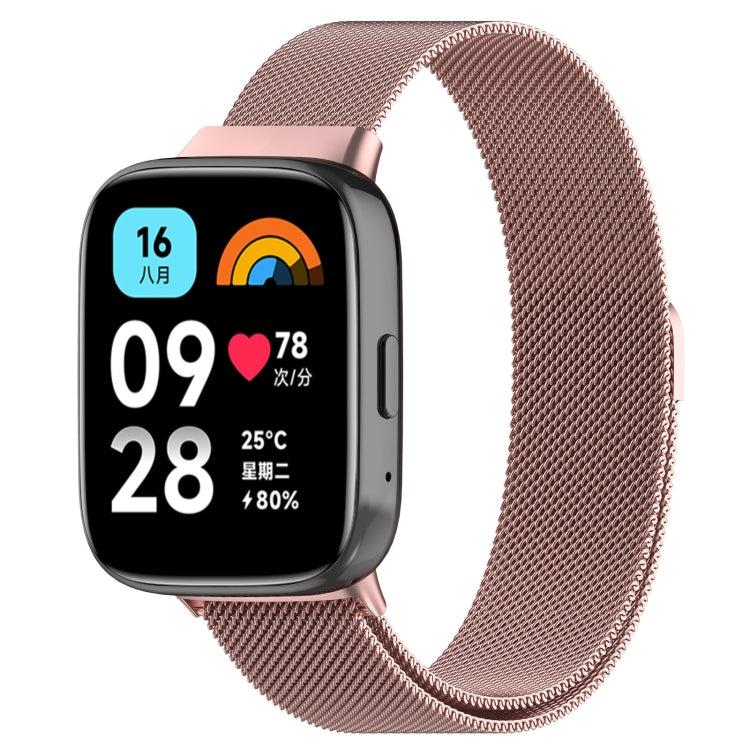 For Redmi Watch 3 Lite / Watch 3 Active Milan Metal Watch Band