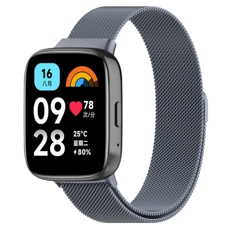 For Redmi Watch 3 Lite / Watch 3 Active Milan Metal Watch Band