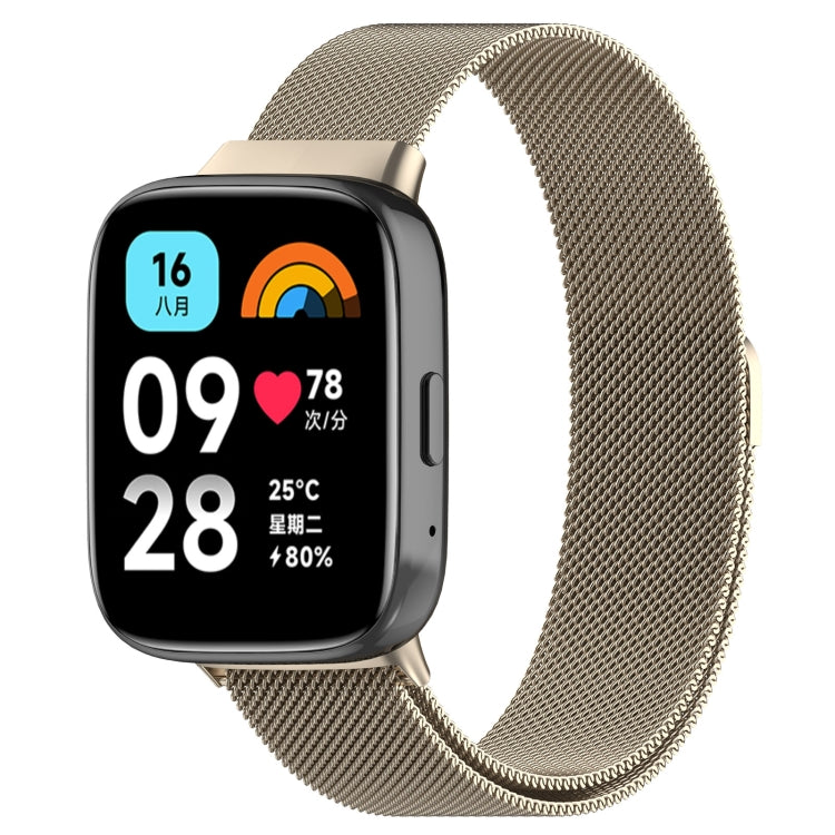 For Redmi Watch 3 Lite / Watch 3 Active Milan Metal Watch Band