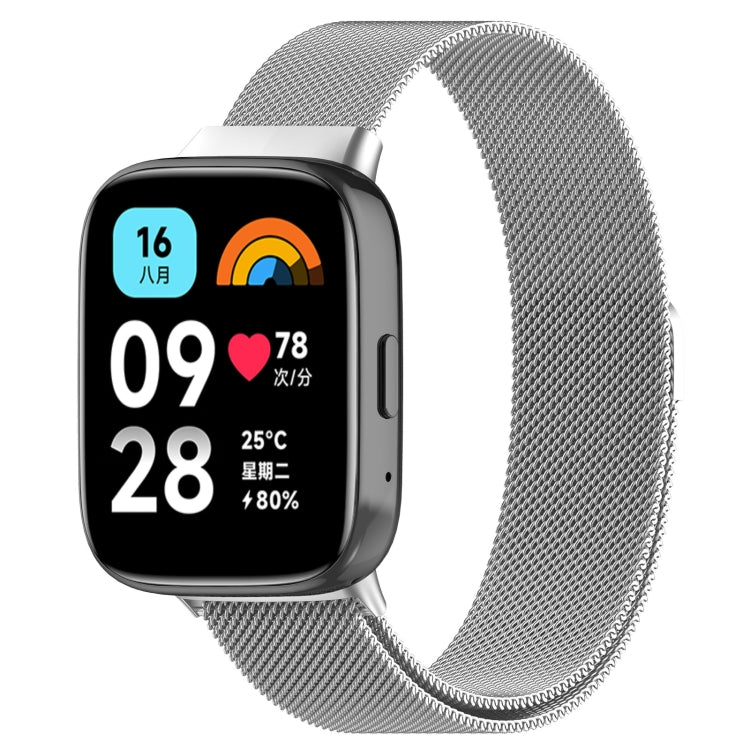 For Redmi Watch 3 Lite / Watch 3 Active Milan Metal Watch Band