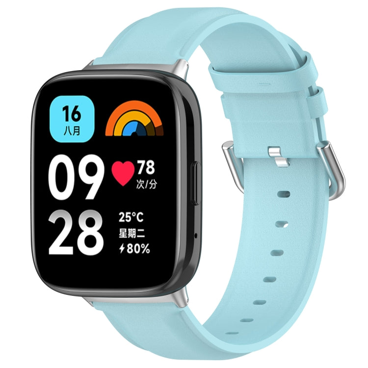 For Redmi Watch 3 Lite / Watch 3 Active Leather Replacement Watch Band