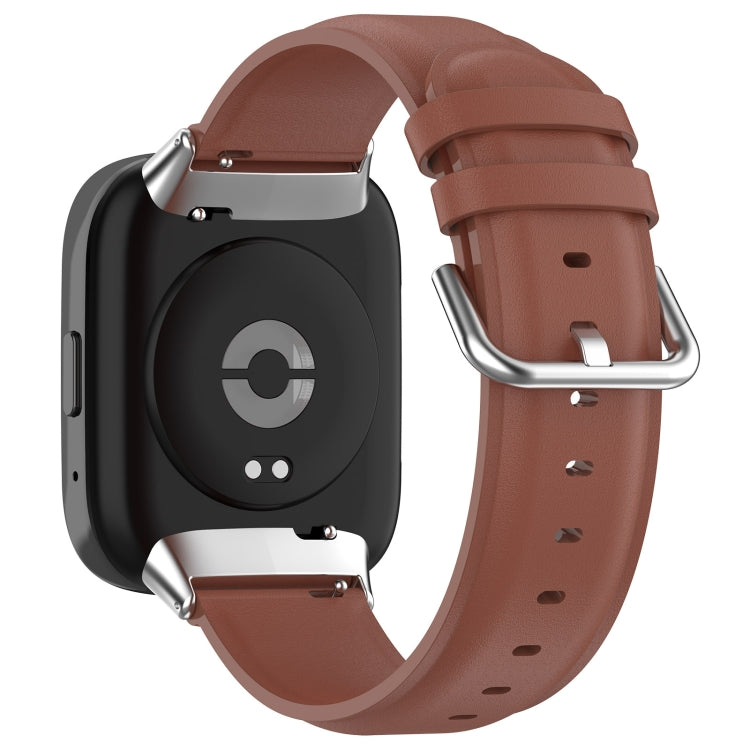 For Redmi Watch 3 Lite / Watch 3 Active Leather Replacement Watch Band