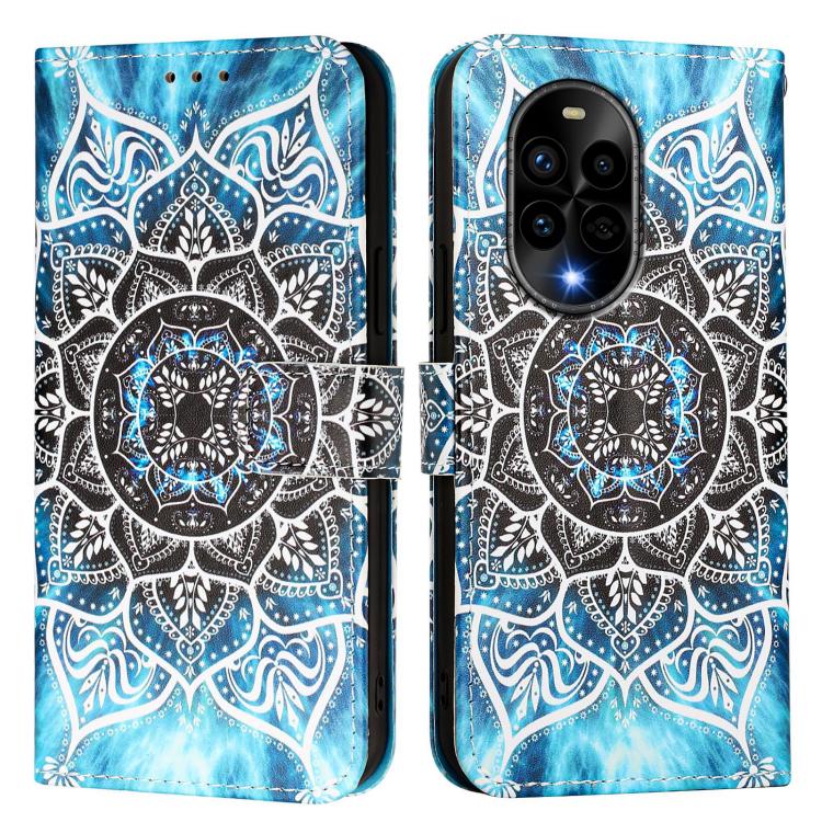 For Huawei nova 13 Pro Colored Drawing Pattern Plain Weave Leather Phone Case