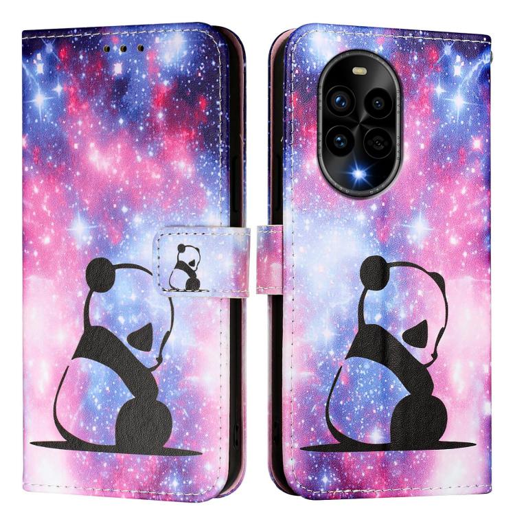 For Huawei nova 13 Pro Colored Drawing Pattern Plain Weave Leather Phone Case