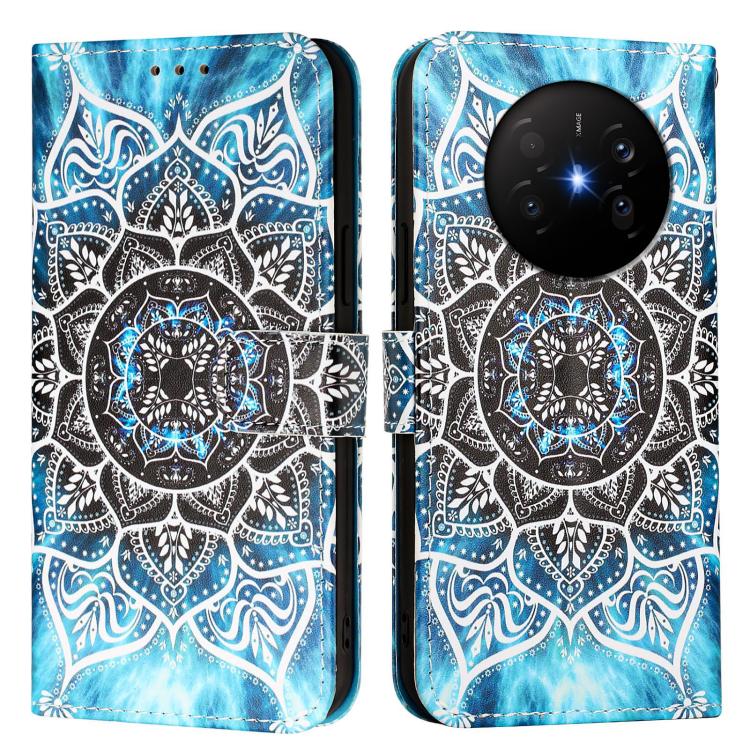 For Huawei Mate 70 Air Colored Drawing Pattern Plain Weave Leather Phone Case