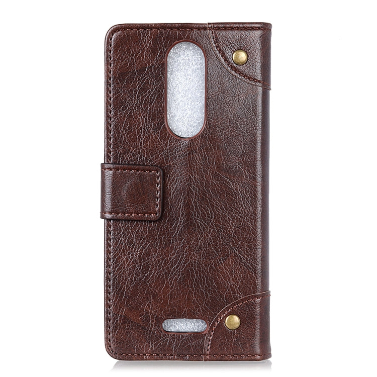For Wiko SUNNY 5 Copper Buckle Nappa Texture Horizontal Flip Leather Case with Holder & Card Slots & Wallet