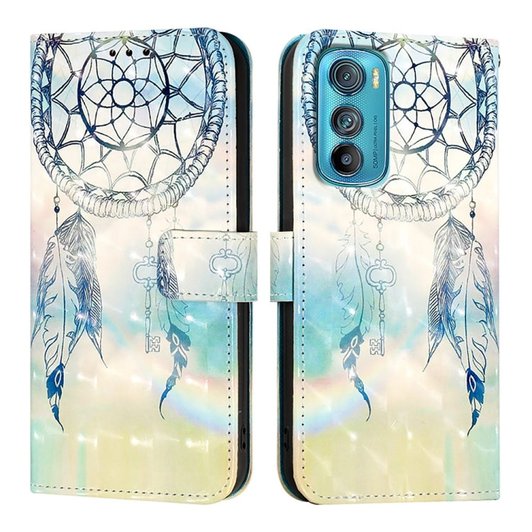 For Motorola Edge 30 3D Painting Horizontal Flip Leather Phone Case
