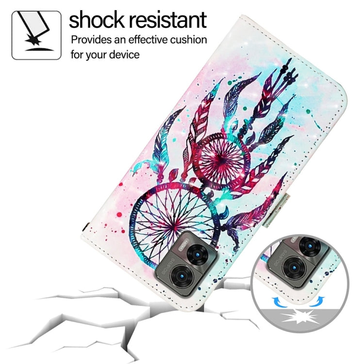 For Motorola Edge 30 Neo 3D Painting Horizontal Flip Leather Phone Case