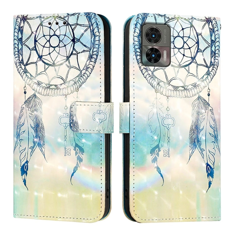 For Motorola Edge 30 Neo 3D Painting Horizontal Flip Leather Phone Case
