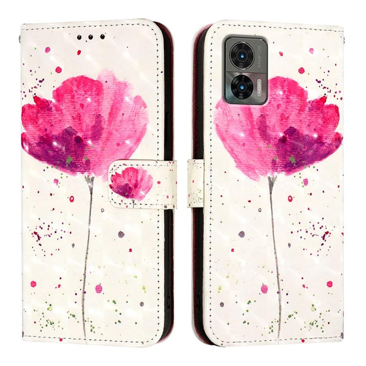 For Motorola Edge 30 Neo 3D Painting Horizontal Flip Leather Phone Case
