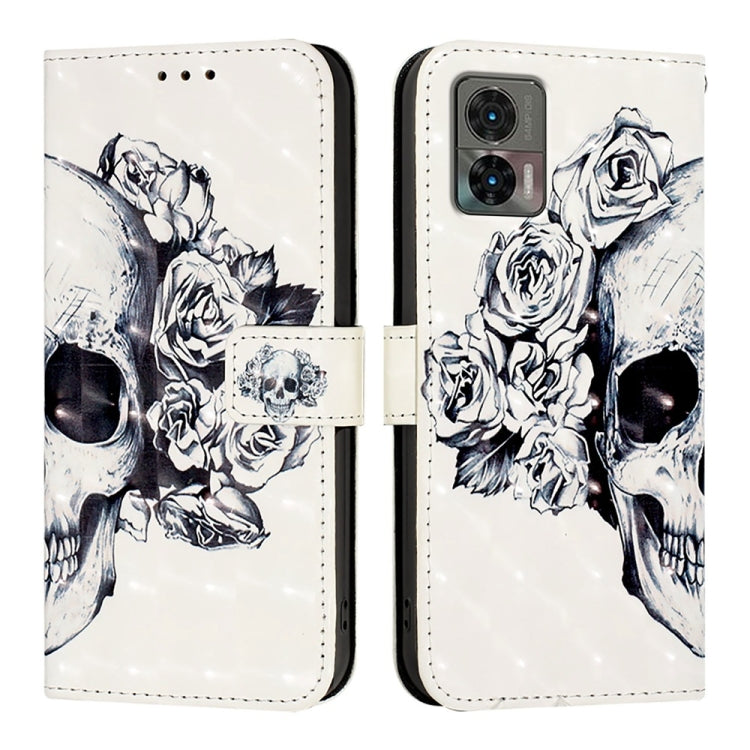 For Motorola Edge 30 Neo 3D Painting Horizontal Flip Leather Phone Case