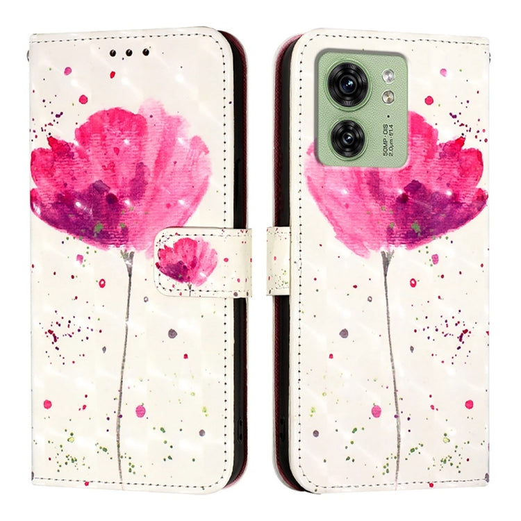For Motorola Edge 40 5G Global / Edge 2023 US 3D Painting Horizontal Flip Leather Phone Case