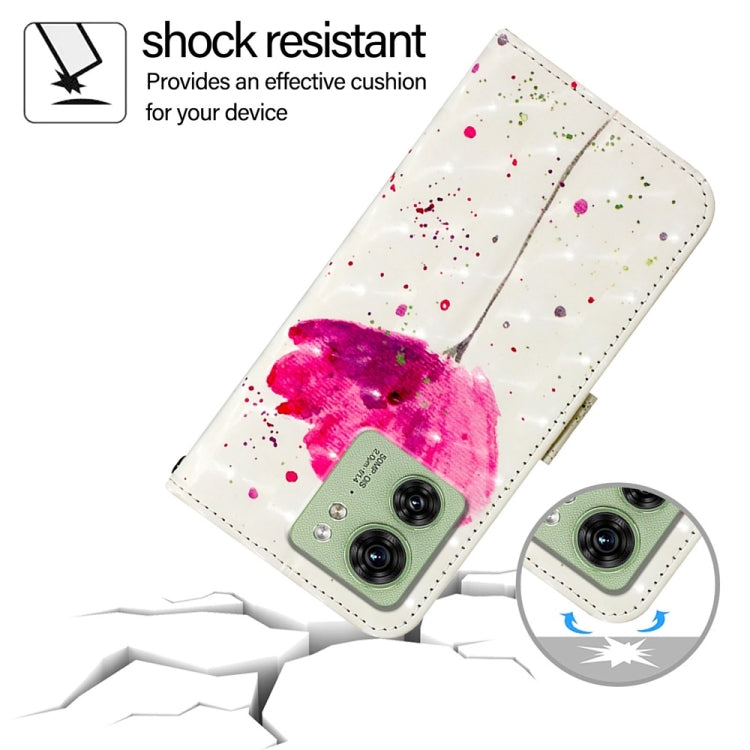 For Motorola Edge 40 5G Global / Edge 2023 US 3D Painting Horizontal Flip Leather Phone Case