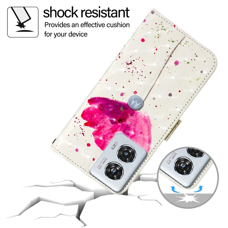 For Motorola Edge 50 Fusion 3D Painting Horizontal Flip Leather Phone Case