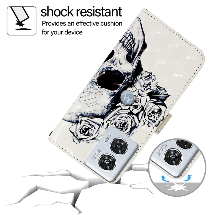 For Motorola Edge 50 Fusion 3D Painting Horizontal Flip Leather Phone Case