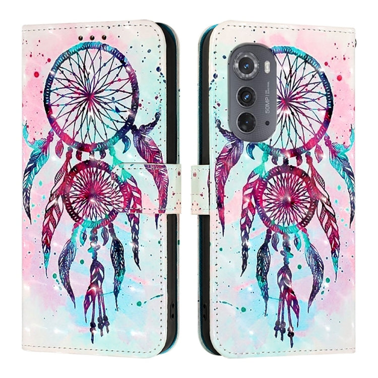 For Motorola Edge 2022 / Edge 5G UW 2022 3D Painting Horizontal Flip Leather Phone Case