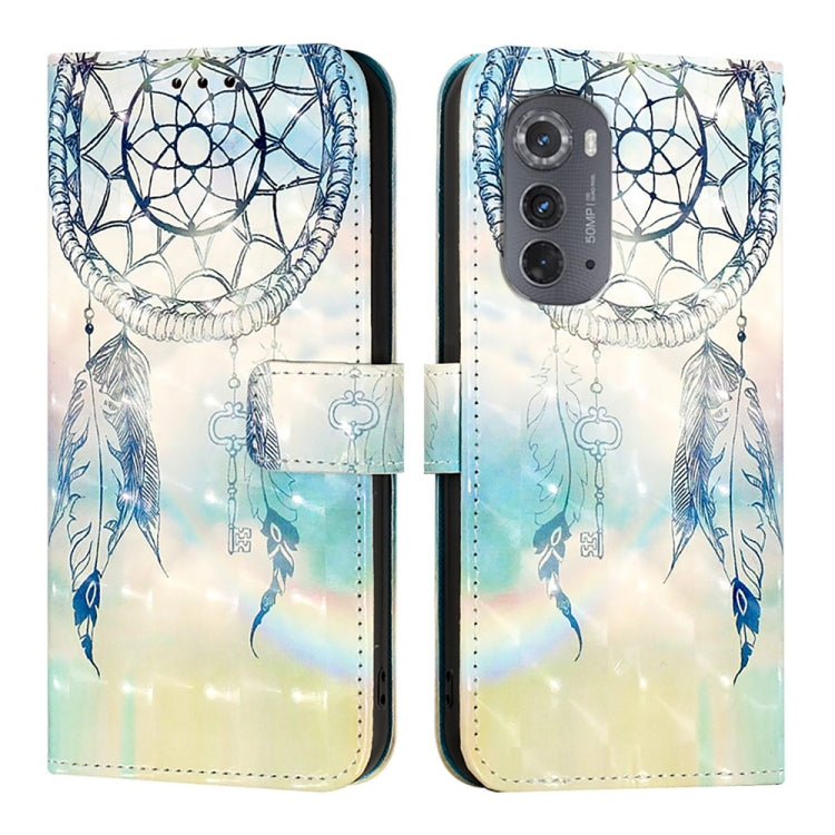 For Motorola Edge 2022 / Edge 5G UW 2022 3D Painting Horizontal Flip Leather Phone Case