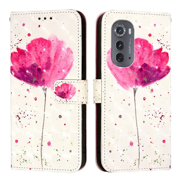 For Motorola Edge 2022 / Edge 5G UW 2022 3D Painting Horizontal Flip Leather Phone Case
