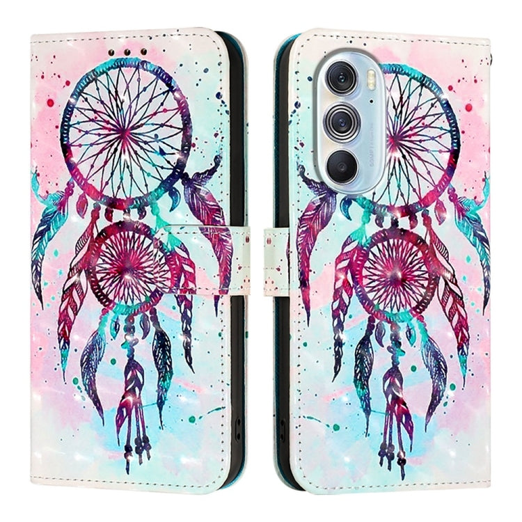 For Motorola Edge X30 / Edge 30 Pro 3D Painting Horizontal Flip Leather Phone Case
