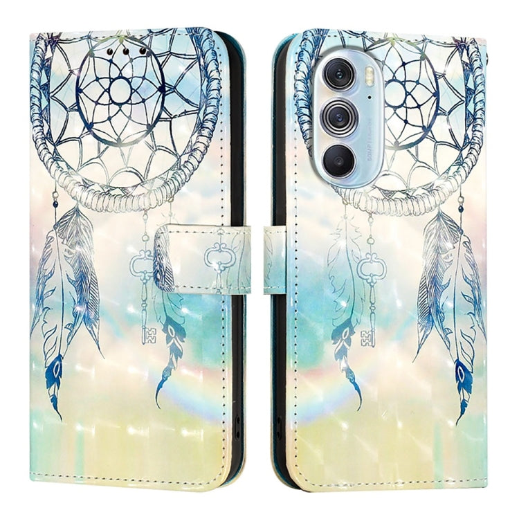 For Motorola Edge X30 / Edge 30 Pro 3D Painting Horizontal Flip Leather Phone Case