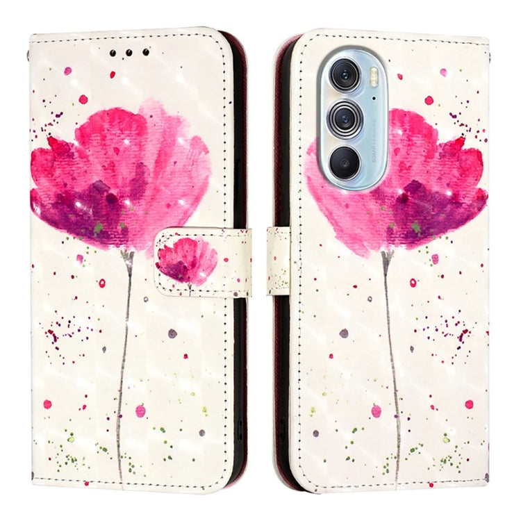 For Motorola Edge X30 / Edge 30 Pro 3D Painting Horizontal Flip Leather Phone Case