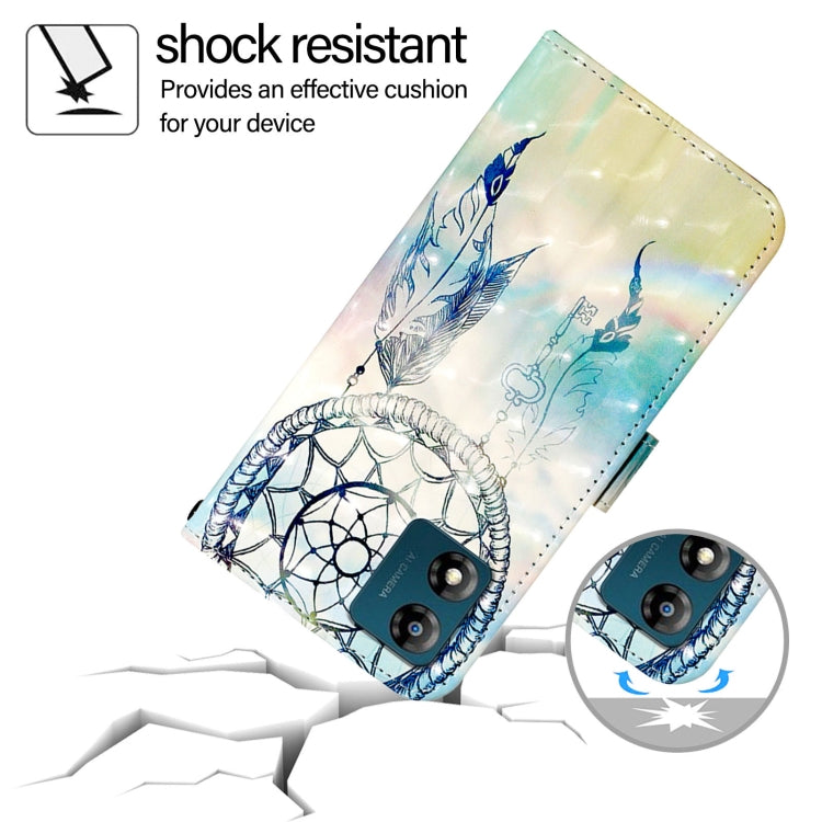 For Motorola Moto E13 3D Painting Horizontal Flip Leather Phone Case