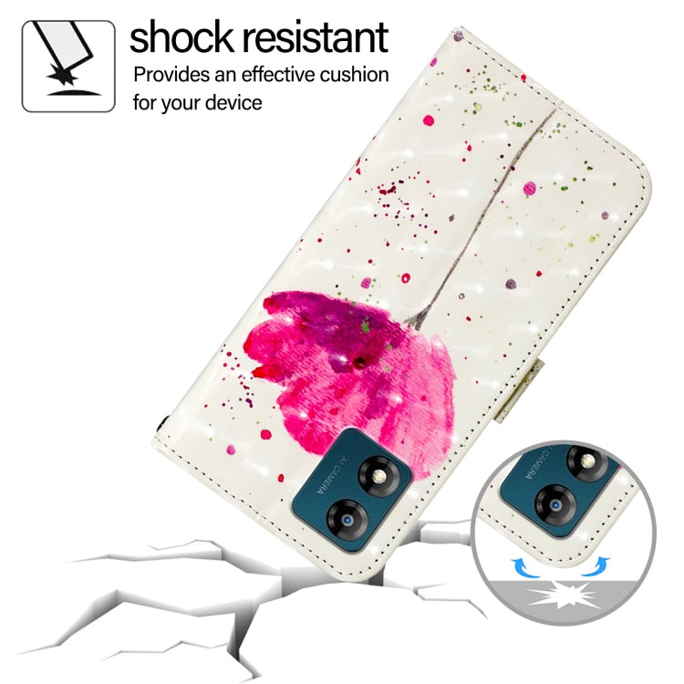 For Motorola Moto E13 3D Painting Horizontal Flip Leather Phone Case
