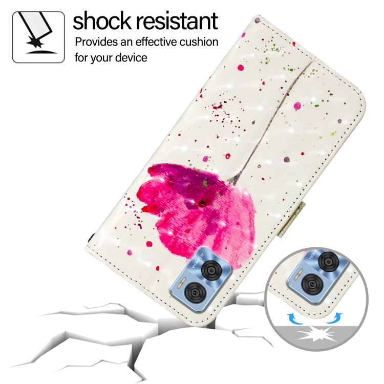 For Motorola Moto E22 / Moto E22i 3D Painting Horizontal Flip Leather Phone Case