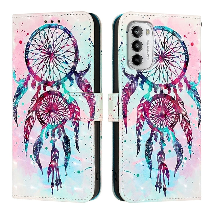 For Motorola Moto G 5G 2022 3D Painting Horizontal Flip Leather Phone Case