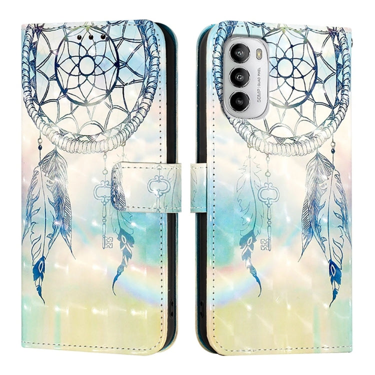 For Motorola Moto G 5G 2022 3D Painting Horizontal Flip Leather Phone Case