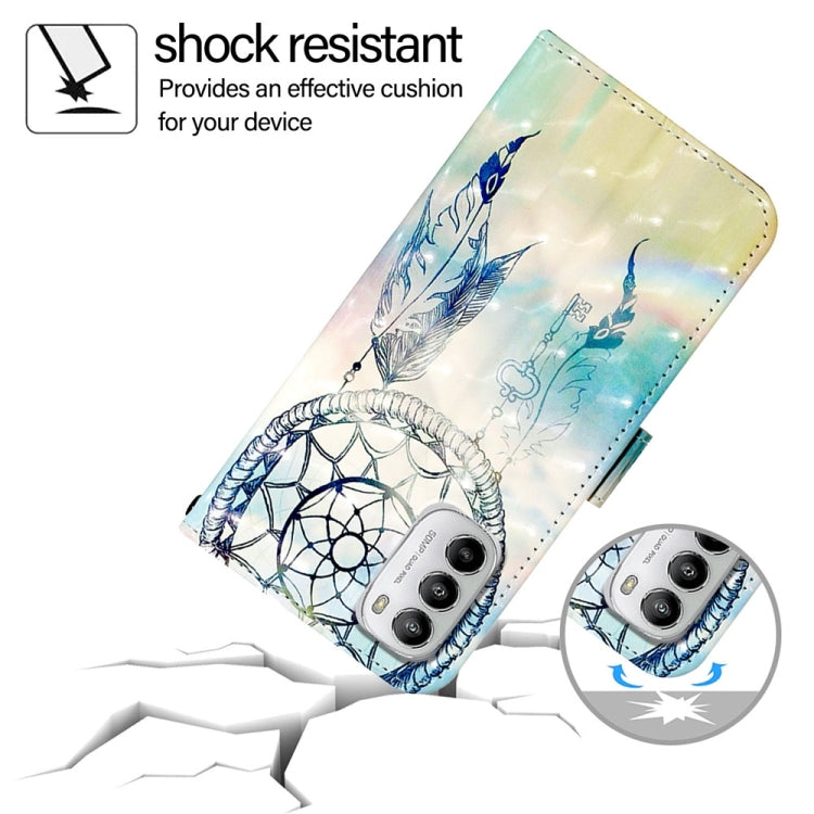 For Motorola Moto G 5G 2022 3D Painting Horizontal Flip Leather Phone Case