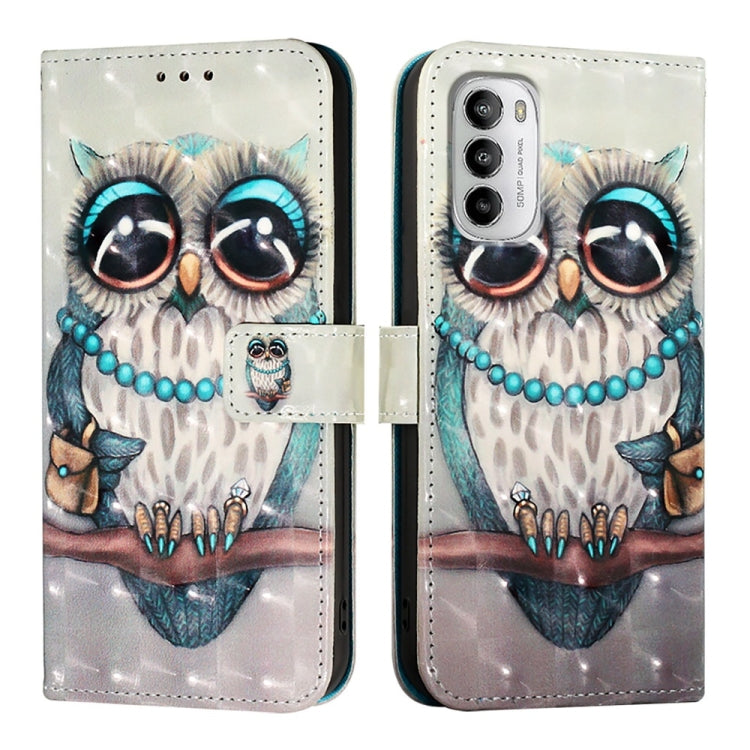 For Motorola Moto G 5G 2022 3D Painting Horizontal Flip Leather Phone Case