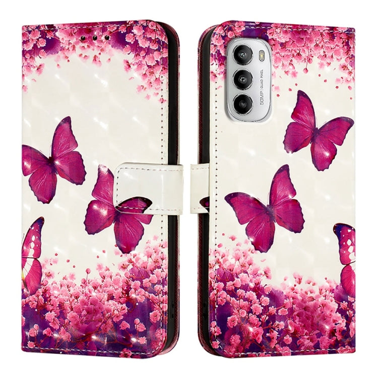 For Motorola Moto G 5G 2022 3D Painting Horizontal Flip Leather Phone Case