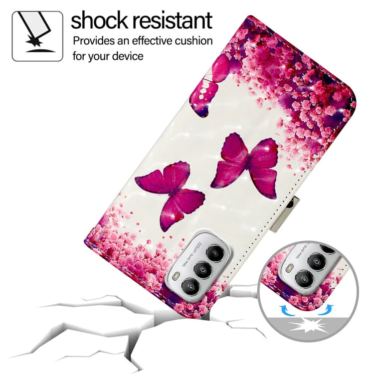 For Motorola Moto G 5G 2022 3D Painting Horizontal Flip Leather Phone Case