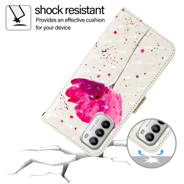 For Motorola Moto G 5G 2022 3D Painting Horizontal Flip Leather Phone Case