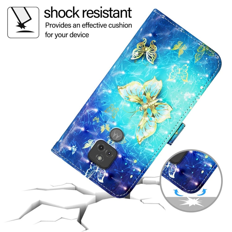 For Motorola Moto G Play 2021 3D Painting Horizontal Flip Leather Phone Case