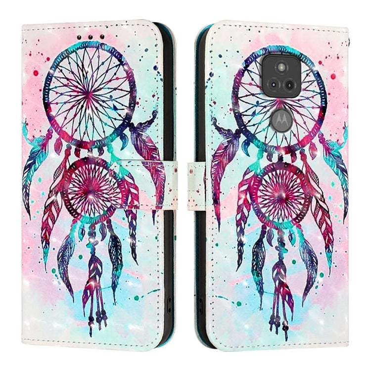 For Motorola Moto G Play 2021 3D Painting Horizontal Flip Leather Phone Case