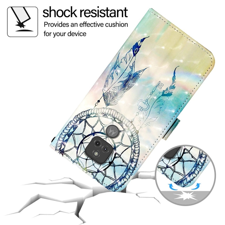 For Motorola Moto G Play 2021 3D Painting Horizontal Flip Leather Phone Case
