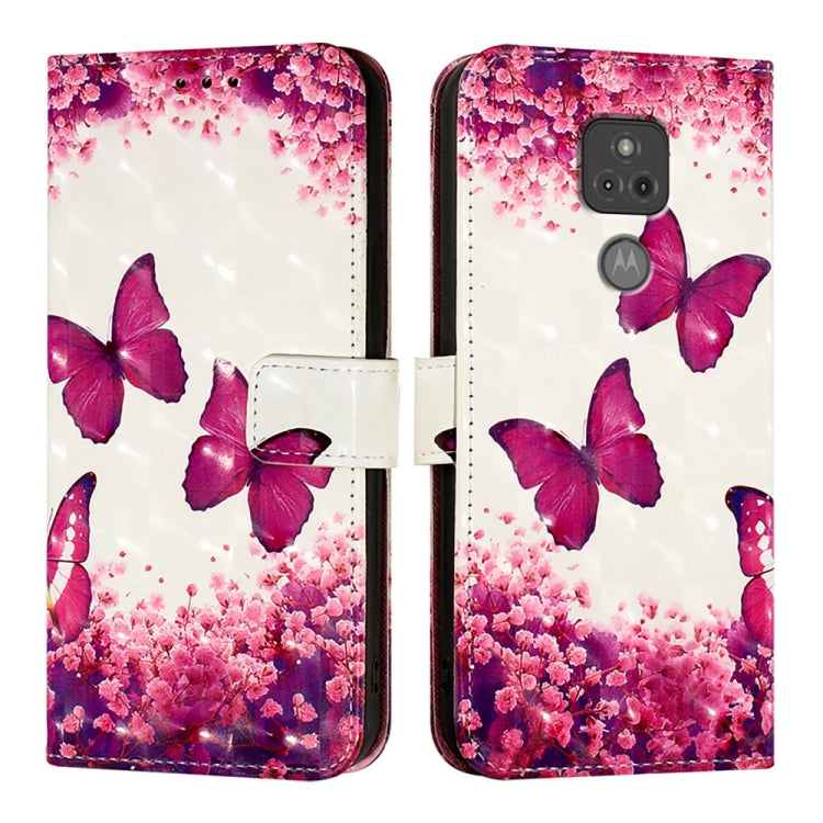 For Motorola Moto G Play 2021 3D Painting Horizontal Flip Leather Phone Case
