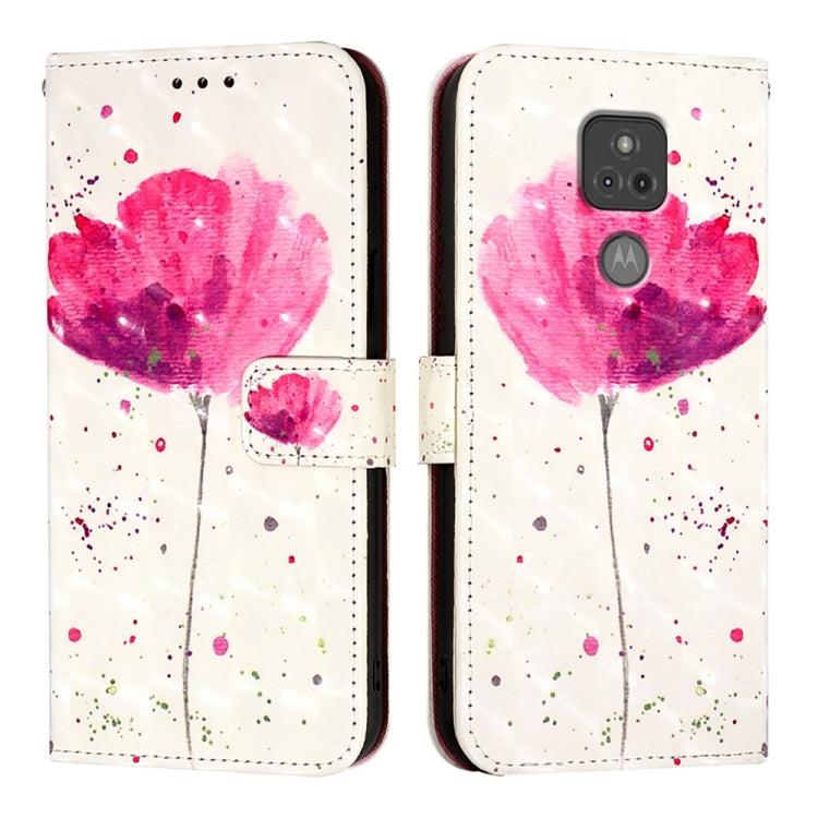 For Motorola Moto G Play 2021 3D Painting Horizontal Flip Leather Phone Case
