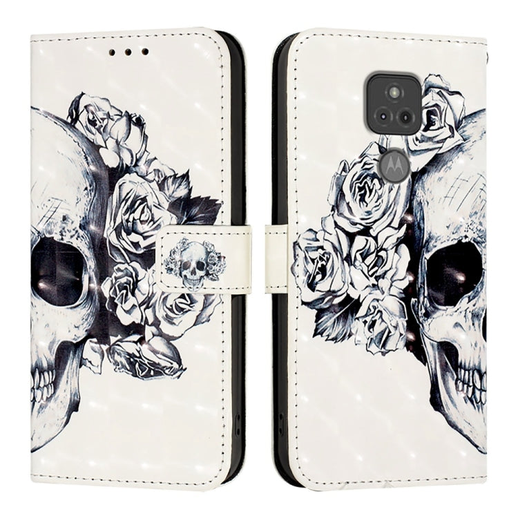 For Motorola Moto G Play 2021 3D Painting Horizontal Flip Leather Phone Case