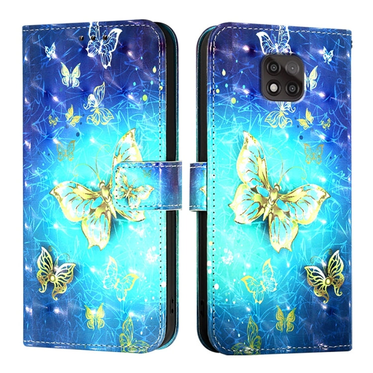 For Motorola Moto G Power 2021 3D Painting Horizontal Flip Leather Phone Case
