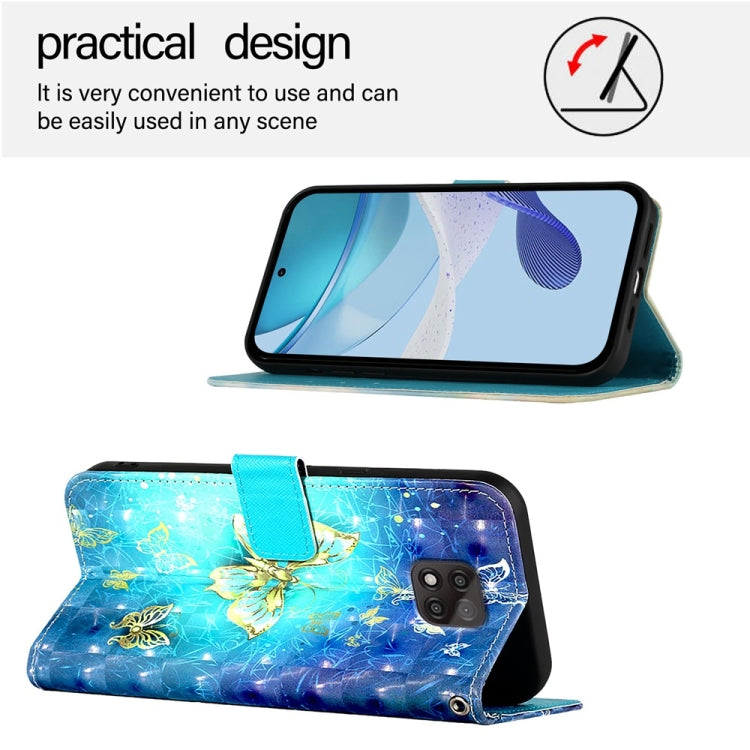 For Motorola Moto G Power 2021 3D Painting Horizontal Flip Leather Phone Case