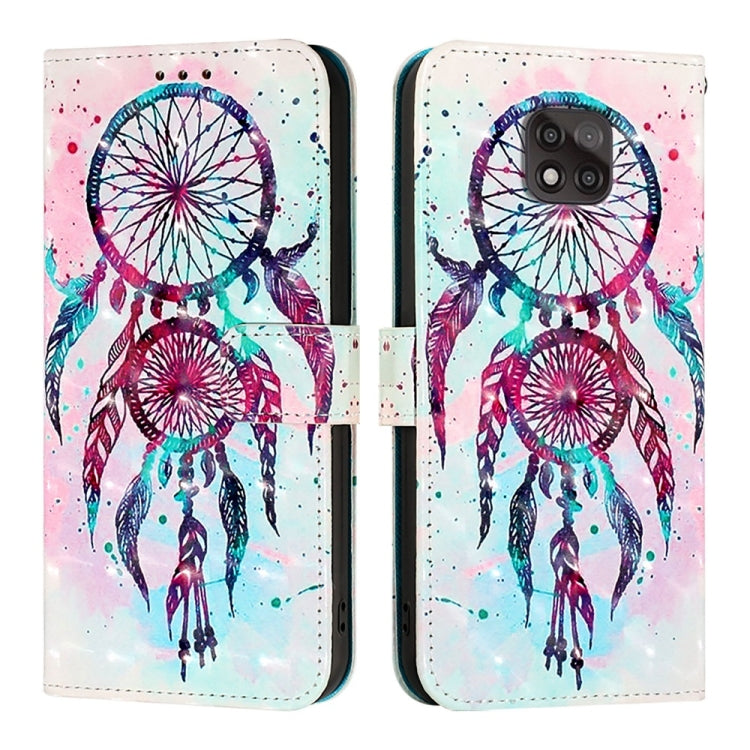 For Motorola Moto G Power 2021 3D Painting Horizontal Flip Leather Phone Case