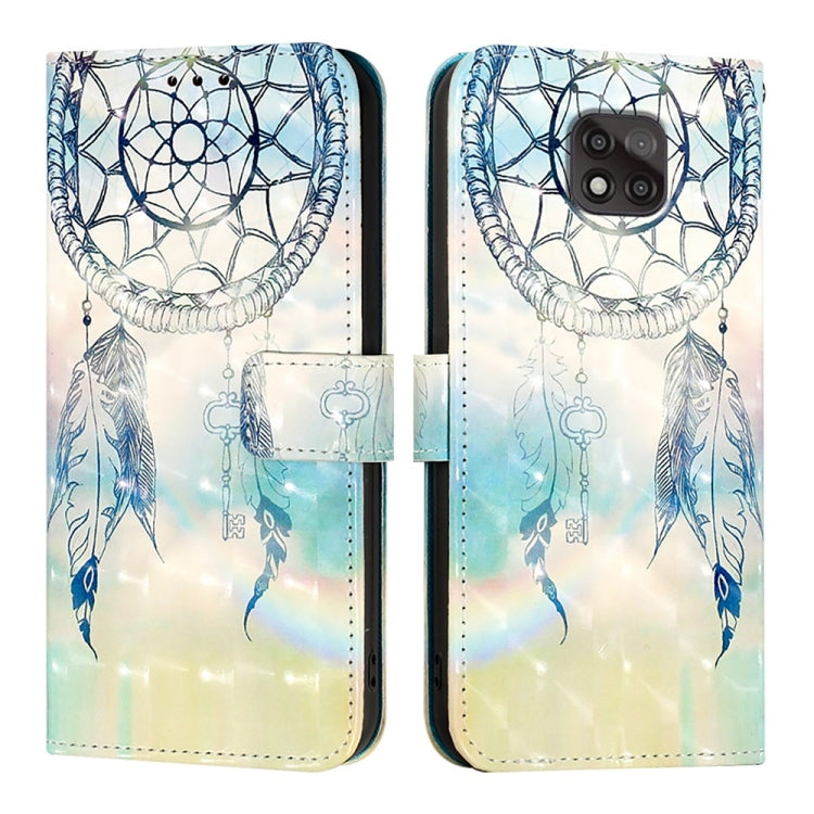 For Motorola Moto G Power 2021 3D Painting Horizontal Flip Leather Phone Case